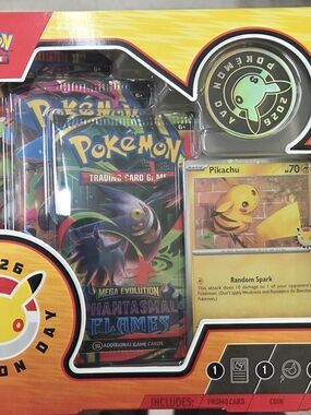 Pokémon Trading Card Game Pikachu & Phantasmal Flames Booster Box